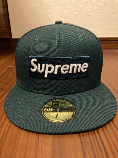 Supreme World Famous Box Logo New Era® "Dark Green"