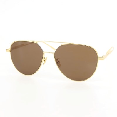 【中古】ボッテガヴェネタ BOTTEGAVENETA BV1013SK 009 サングラス ゴールド【サイズ59□16 145】【メンズ】