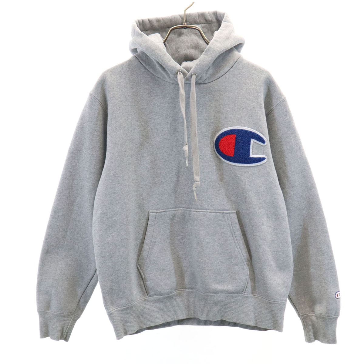 Champion チャンピオン 長袖 スウェットパーカー M グレー