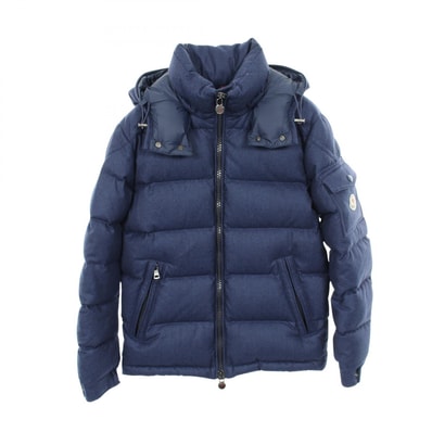 モンクレール MONCLER MONTGENEVRE モンジュネーヴル ダウンジャケット 衣料品 アウター ウール メンズ ブルー系 【中古】