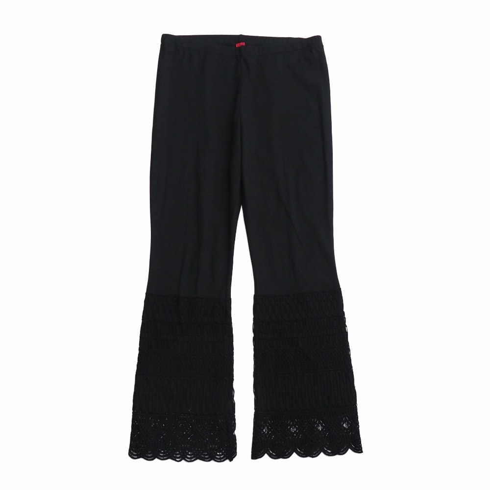 ■美品■HaaT ISSEY MIYAKE ハート イッセイミヤケ パンツ サイズ2 レース 切替デザイン カットワーク ブランド古着【中古】20261008/RB1223