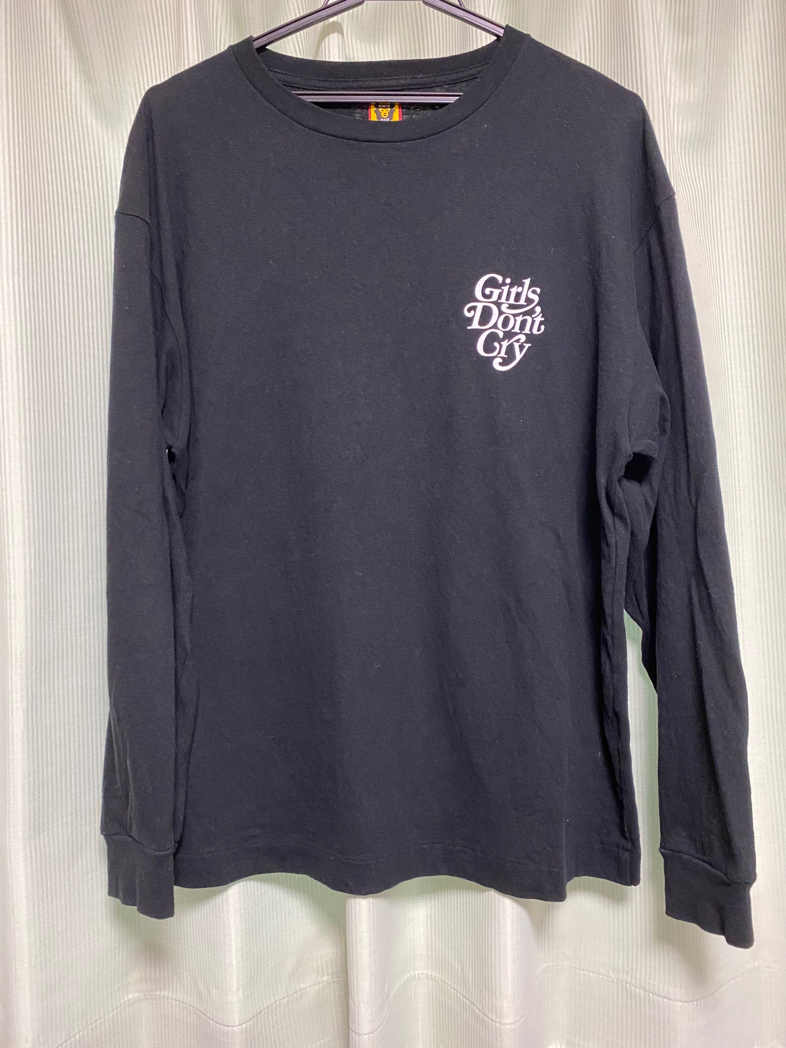 HUMAN MADE Girls Don ’t Cry Long sleeve tops "Black" / VERDY