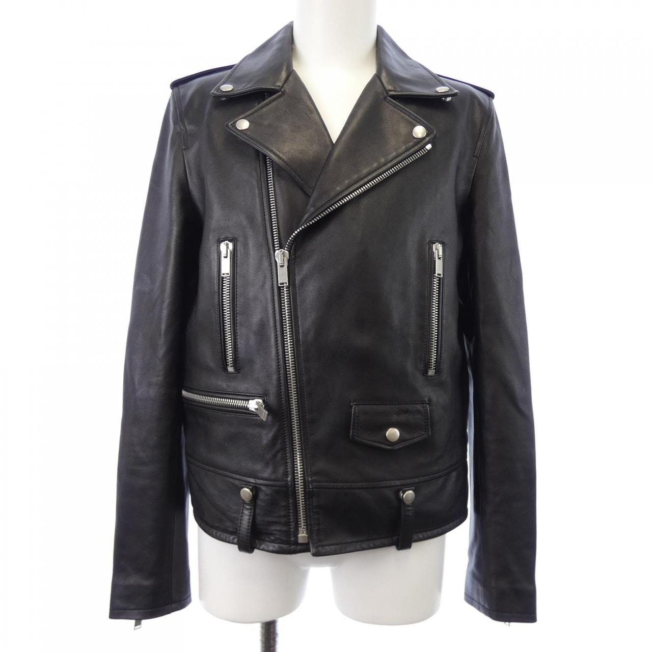 サンローラン SAINT LAURENT L01O クラシックモーターサイクルジャケット 484284 Y5YA2 レザーライダースジャケット
