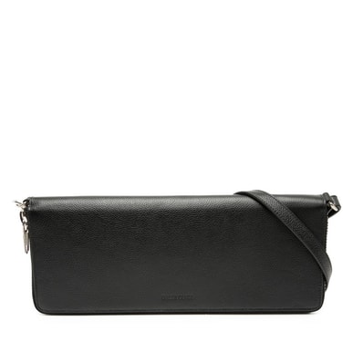 バレンシアガ LEASH CLUTCH ショルダーバッグ 658781 ブラック レザー レディース BALENCIAGA 【中古】