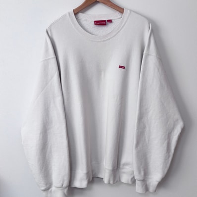 Supreme Small Box Crewneck "Natural" (22SS)