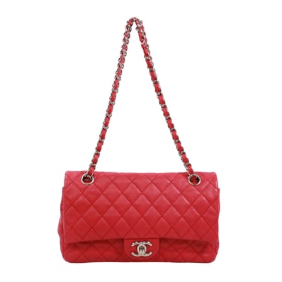 シャネル マトラッセ ダブルフラップショルダーバッグ レディース