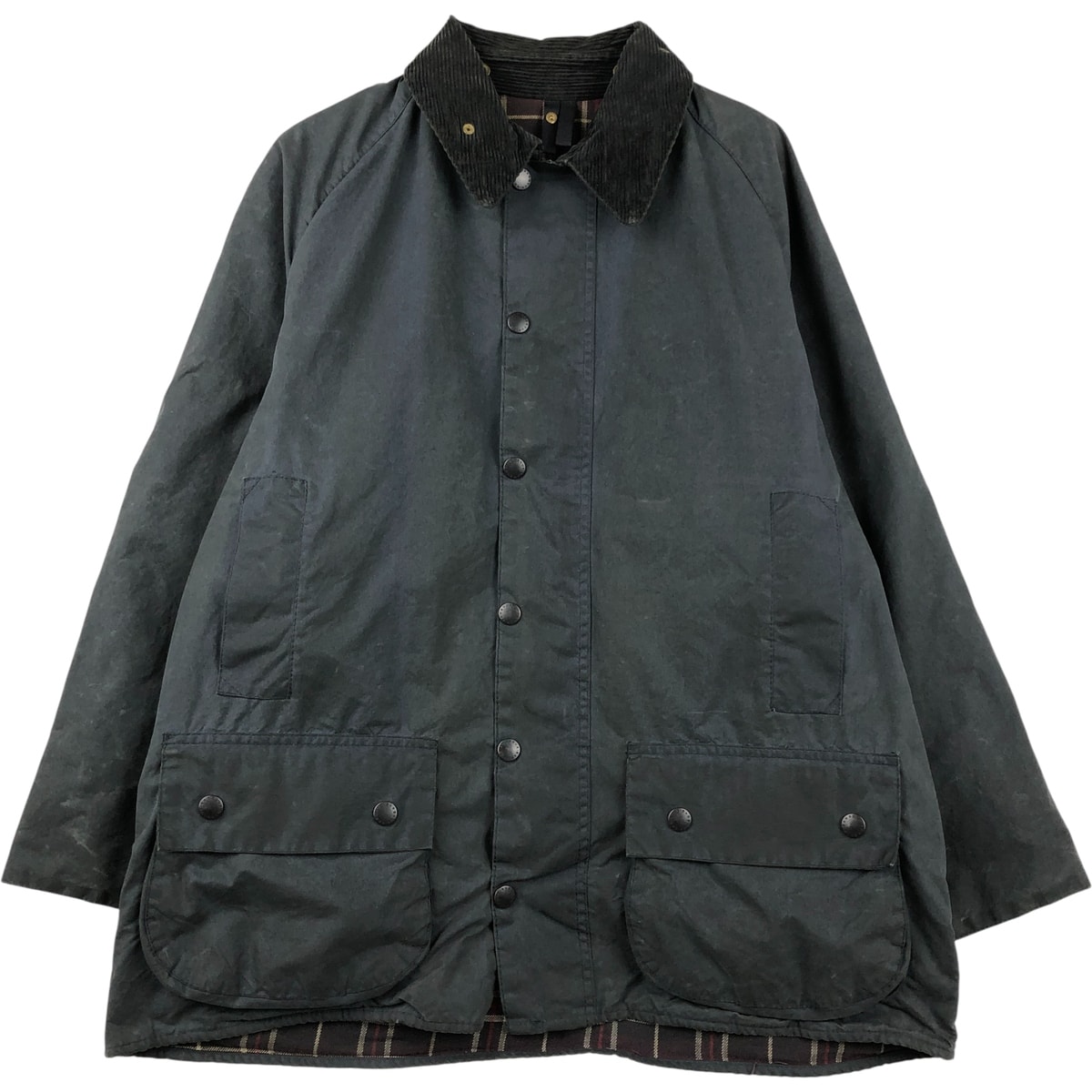 古着 90年代 バブアー Barbour BEAUFORT ビューフォート 旧3ワラント オイルド ハンティングジャケット 英国製 C44 メンズL相当/eaa614840