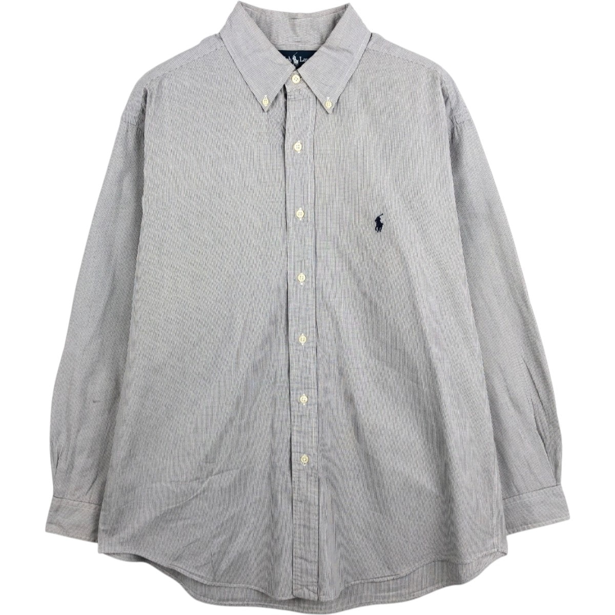 古着 ラルフローレン Ralph Lauren YARMOUTH 長袖 ボタンダウンチェックシャツ メンズL相当/eaa678055