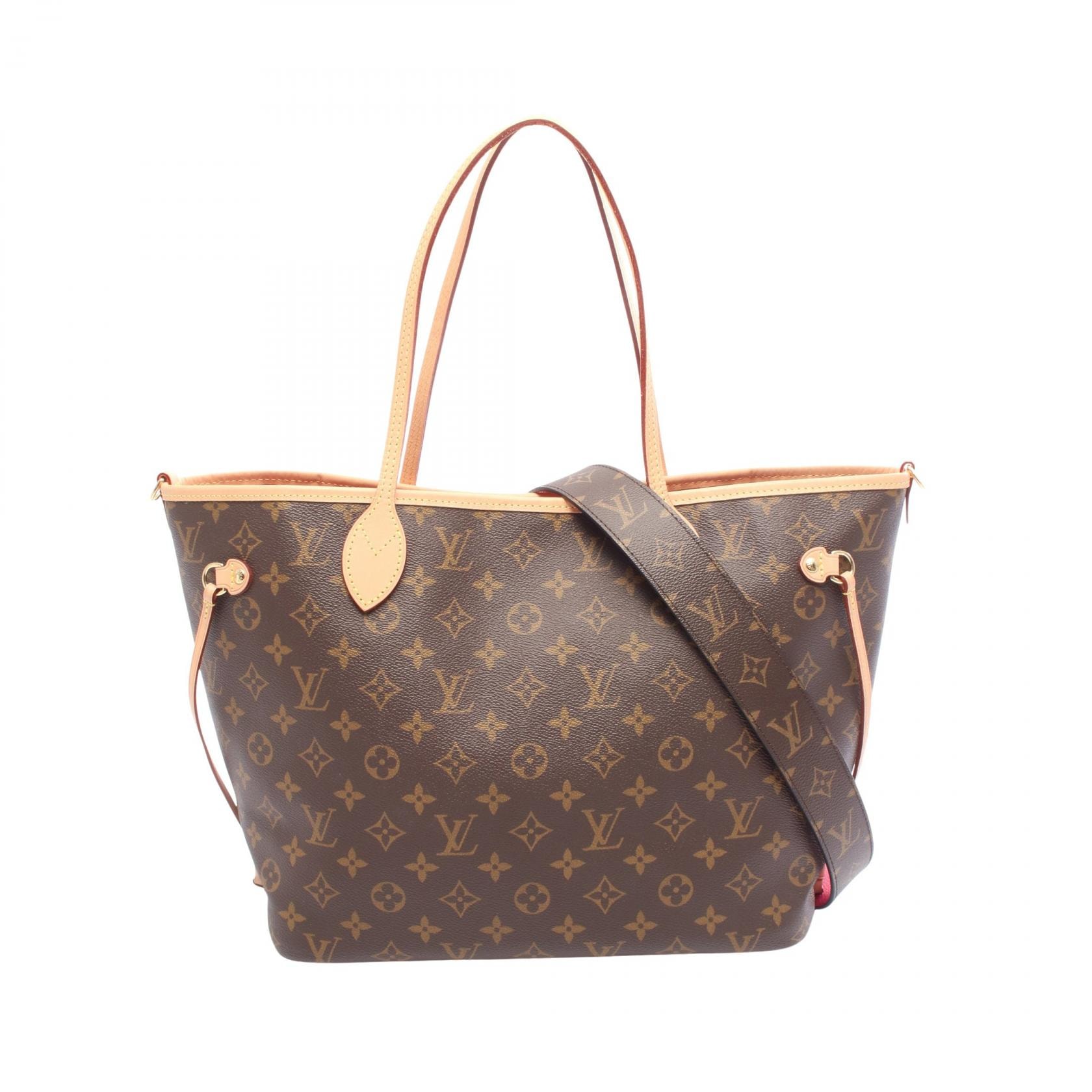 ルイ・ヴィトン LOUIS VUITTON ネヴァーフル インサイドアウトMM モノグラム ローズポンディシェリ 2WAY トートバッグ バッグ モノグラム モノグラム ピンク レディース ブラウン系 / ピンク系 M12257 【中古】