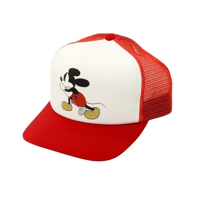 【中古】シュプリーム Supreme × Number (N)ine、Mickey Mouse 2025年秋冬 Mesh Back 5 Panel キャップ レッド【サイズONE SIZE(58cm)】【メンズ】
