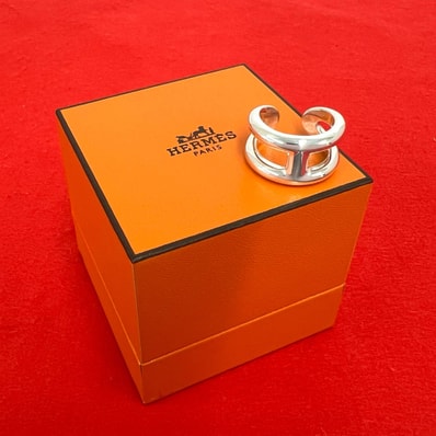 HERMES エルメス オスモズ PM リング シルバー925 リング・指輪 15.5号 シルバー
71069