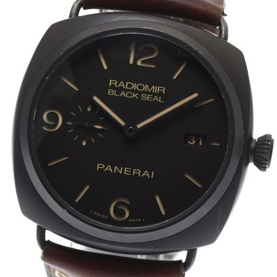パネライ ラジオミール コンポジット ブラックシール メンズ 【中古】