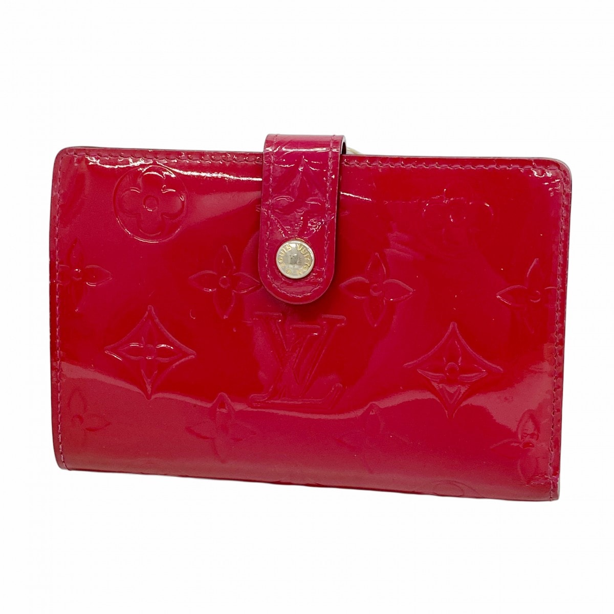 ★SALE【6ce6098-k】ルイヴィトン 財布 ヴェルニ ポルトフォイユヴィエノワ M91768 ローズアンディアン【中古】レディース