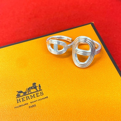 HERMES エルメス シェーヌダンクル ダブル リング シルバー925 リング・指輪 12号 シルバー
20110