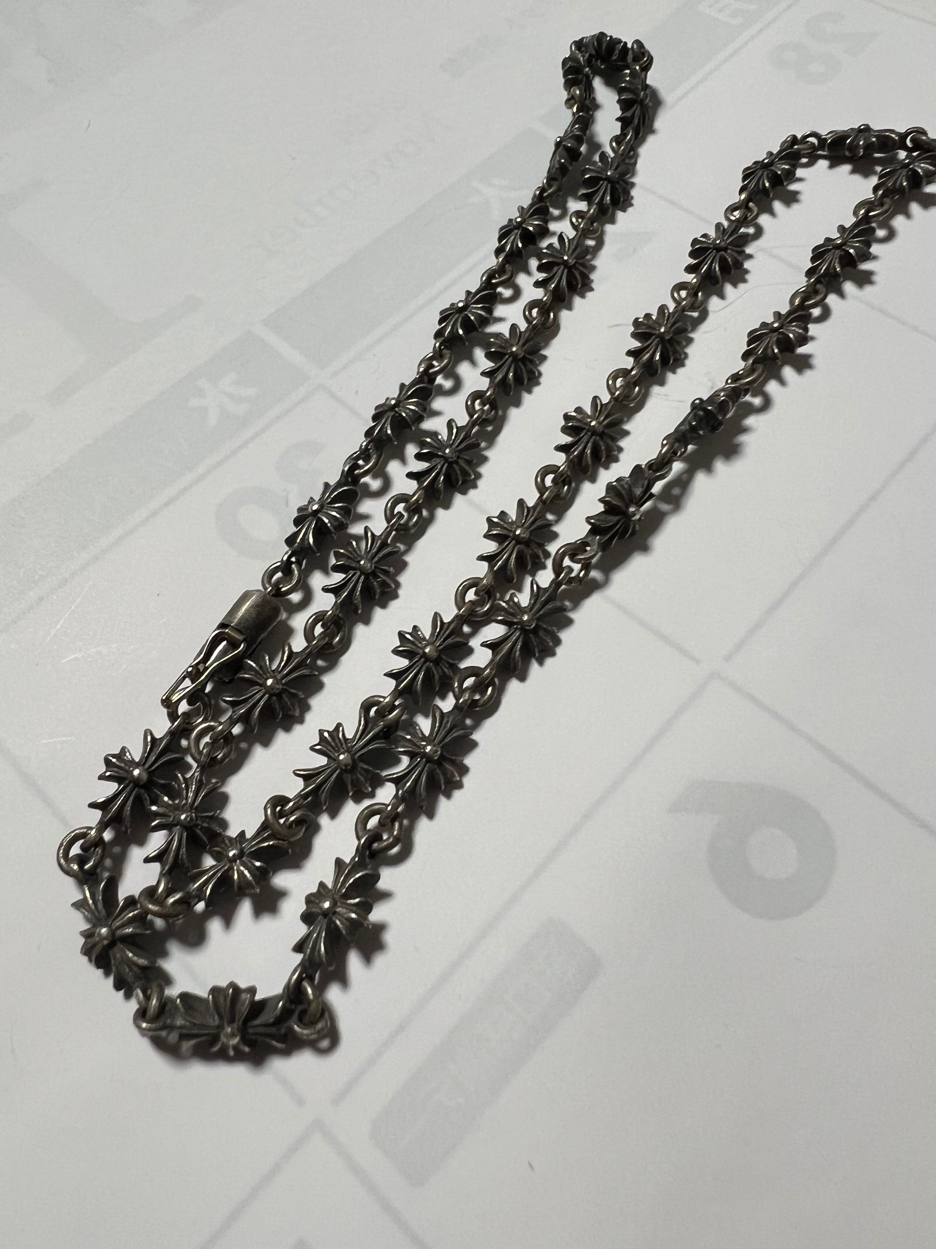 Chrome Hearts Tiny ECH Plus Necklace 20inch (50 cm) "Silver"