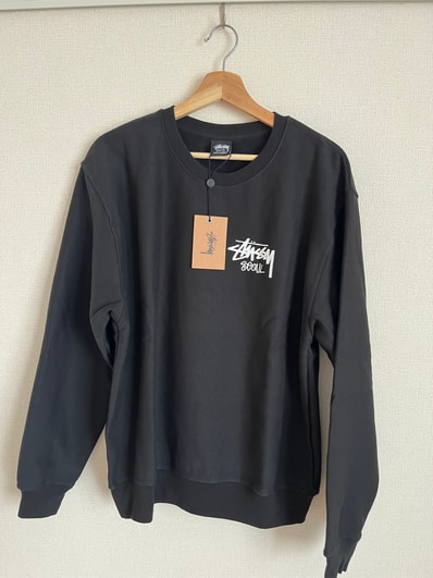 Stussy Stock Seoul Crew "Black"