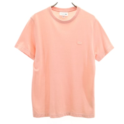 LACOSTE ラコステ 半袖 Tシャツ 3 ペールピンク 鹿の子