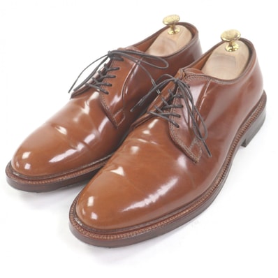 美品 オールデン ドレスシューズ ブラウン メンズ 8.5 9905