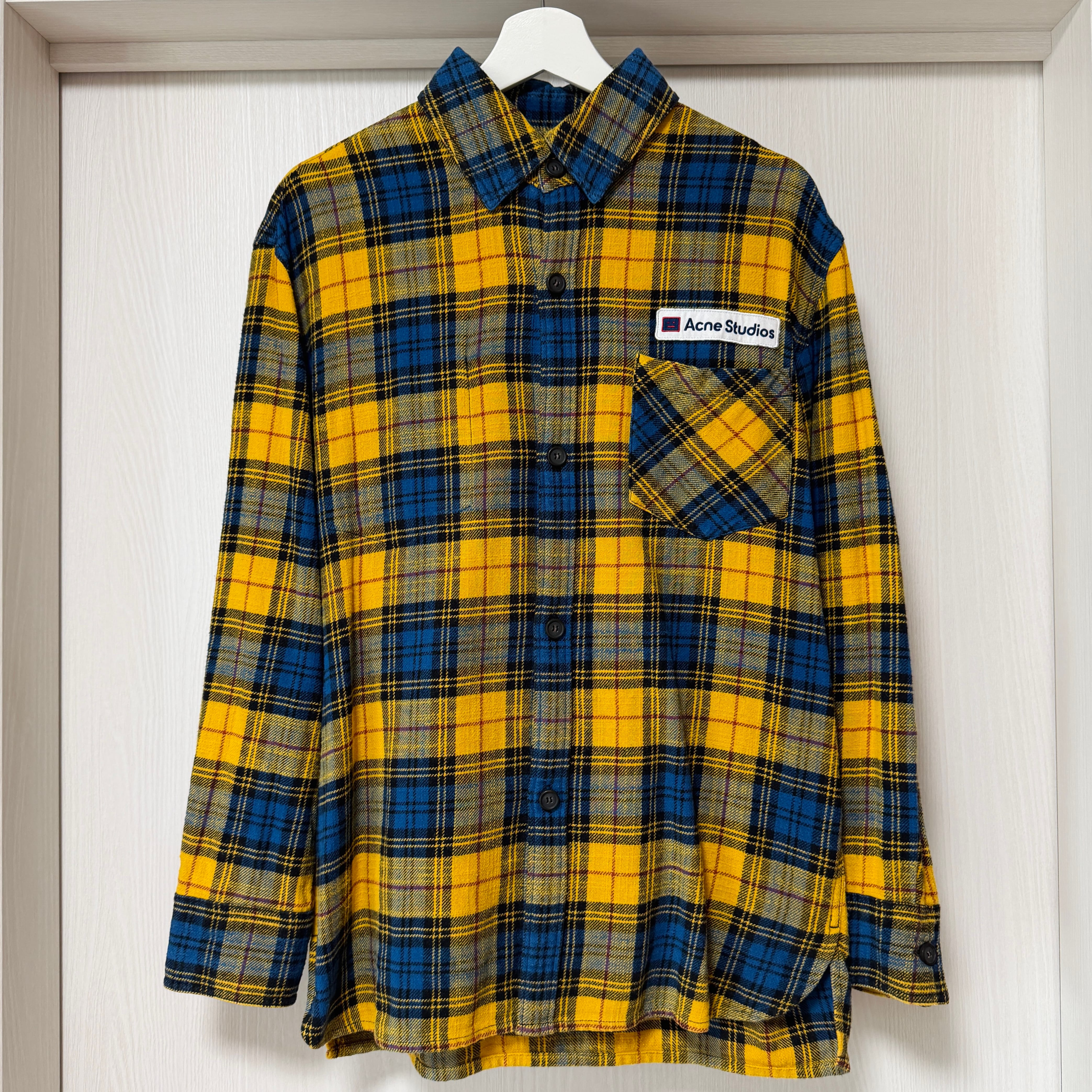 Acne Studios FACE チェック オーバーシャツ XS ユニセックス