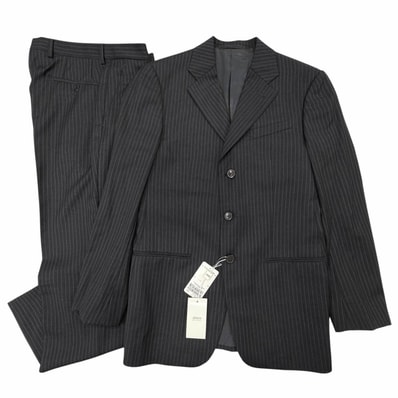 未使用品 アルマーニコレッツォーニ セットアップ ストライプ シングルスーツ