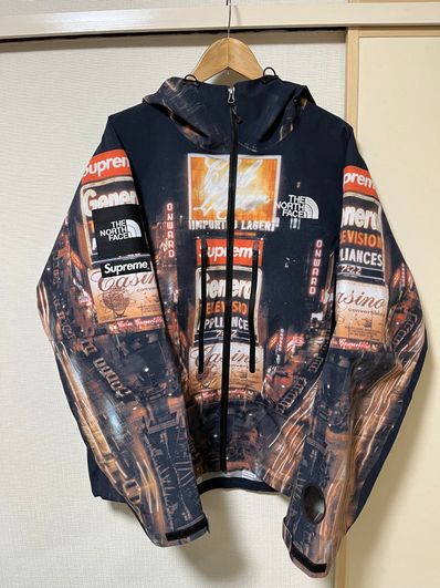 Supreme x The North Face Taped Seam Shell Jacket "Times square" NP52207I x NF0A82RK