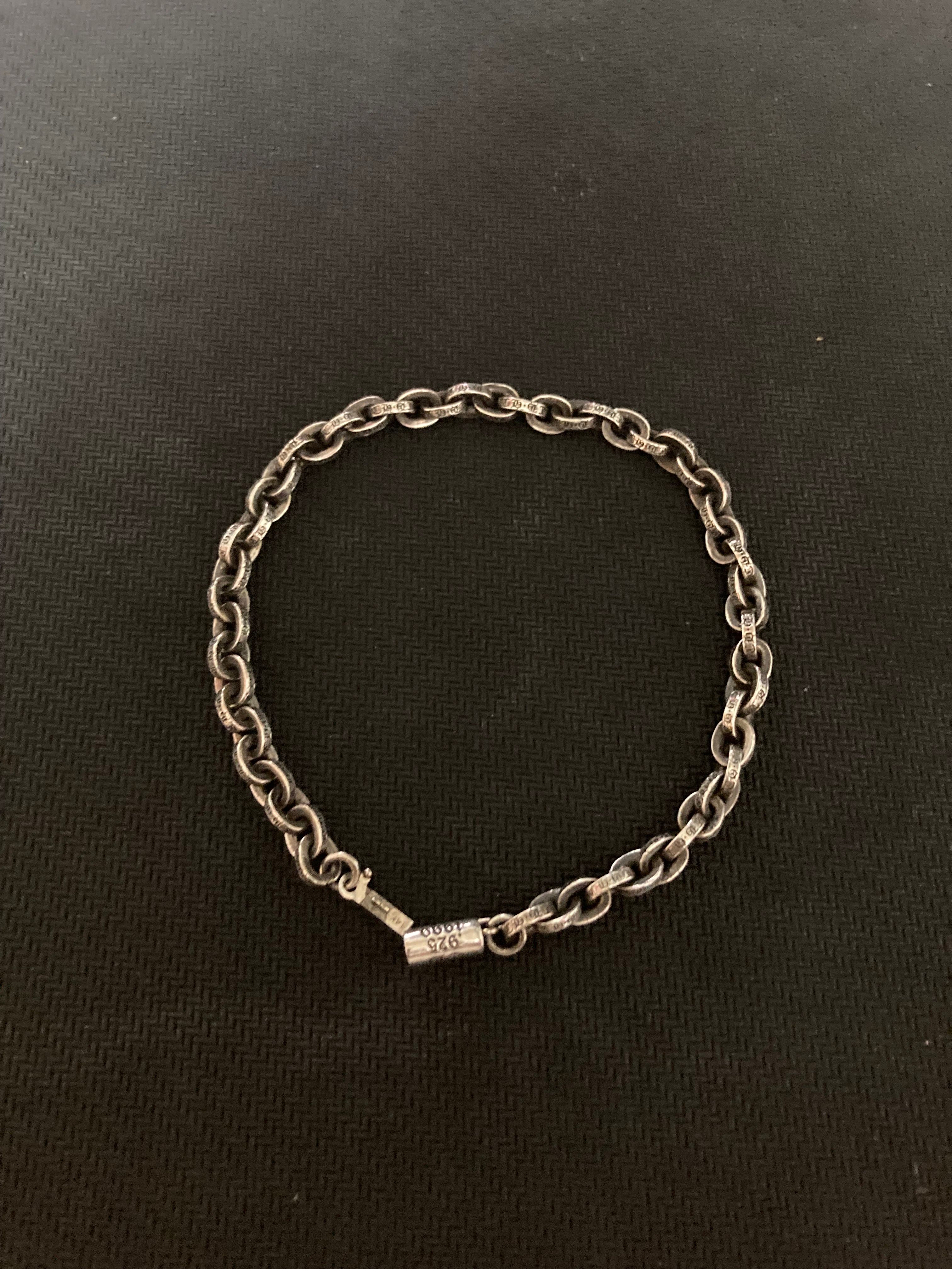 Chrome Hearts Paper Chain Bracelet "Silver"