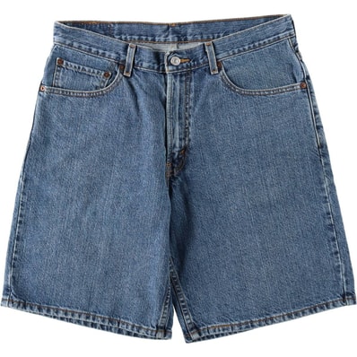 古着 00年代 リーバイス Levi's 550 RELAXED FIT デニムショーツ ショートパンツ メンズw34相当/eaa647934