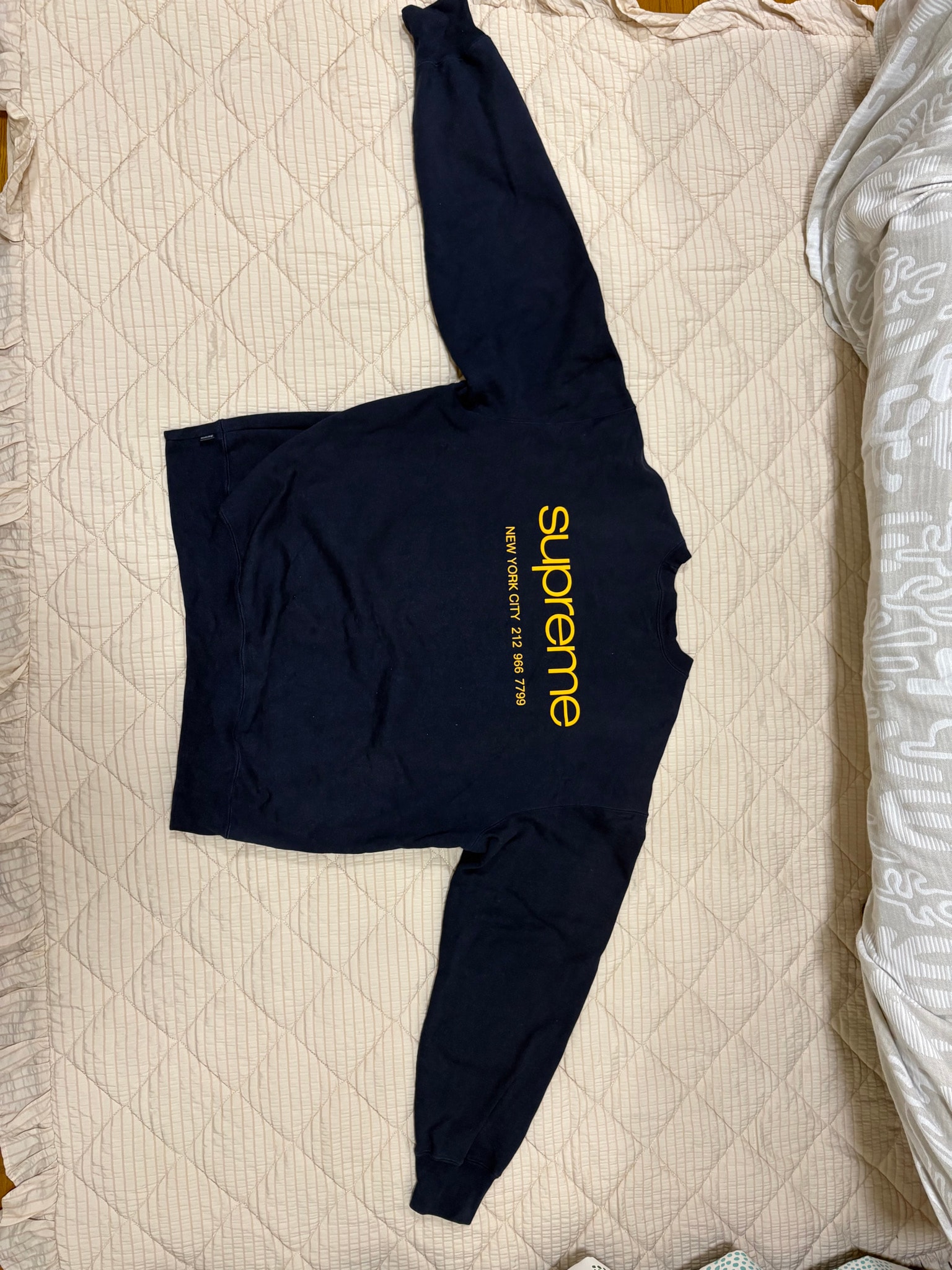 Supreme Nyc Crewneck "Navy"