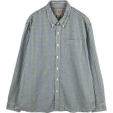 古着 エルエルビーン L.L.Bean TRADITIONAL FIT 長袖 ボタンダウンシャツ メンズL相当/eaa677034