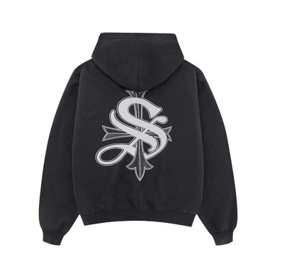 SUPPLIER Cross Hoodie "Black"