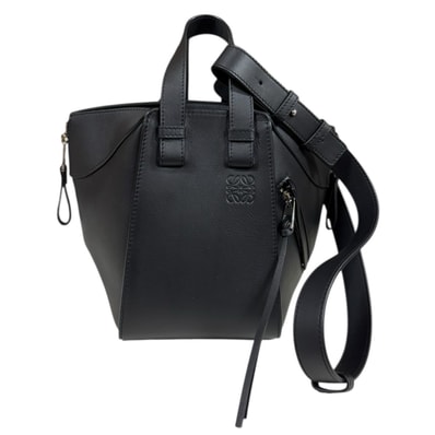 ロエベ ハンモックバッグ コンパクト ショルダーバッグ A538H13X10 ブラック レディース LOEWE 中古