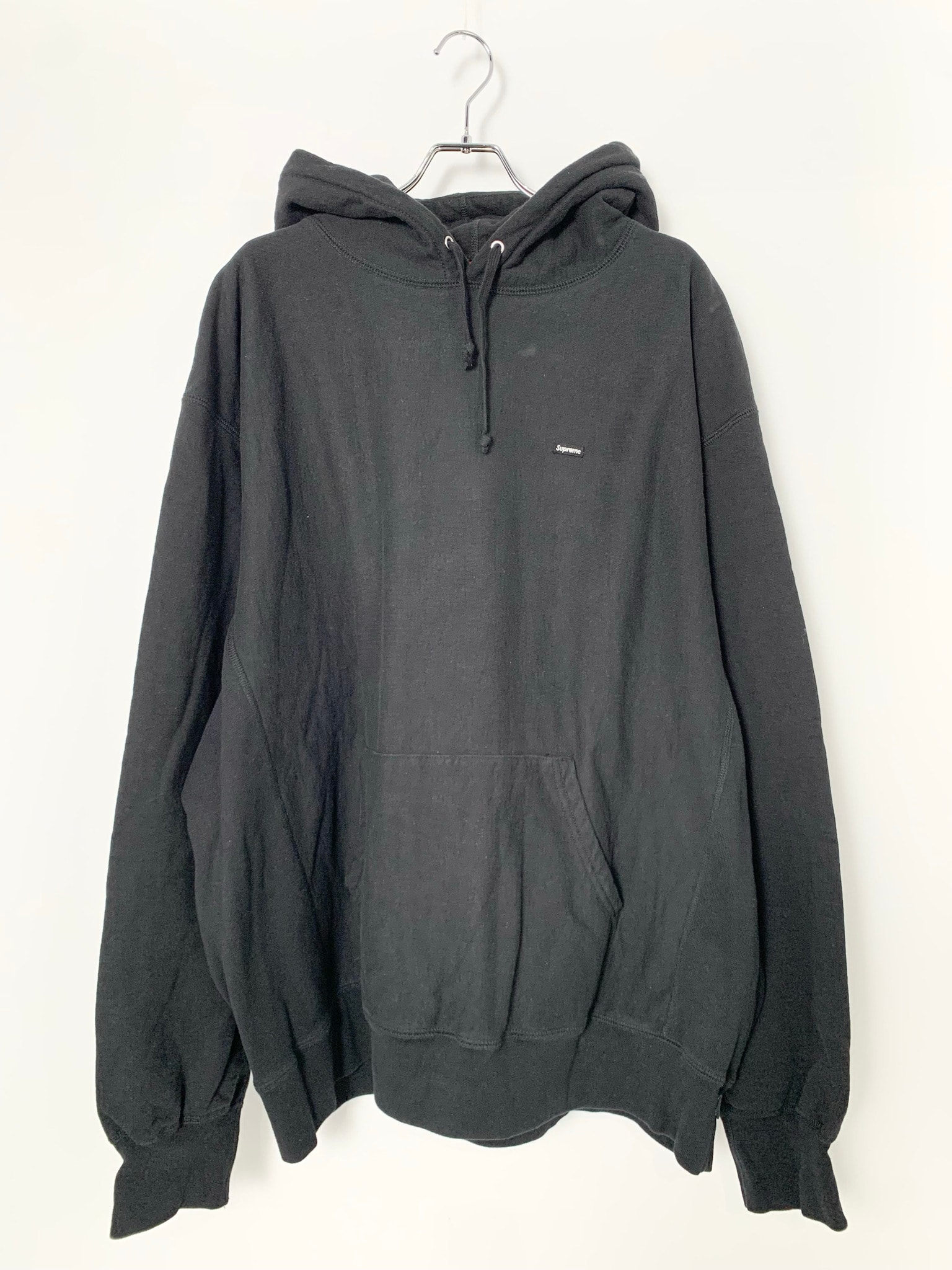 Supreme Small Box Hooded Sweatshirt "Black" (21FW)