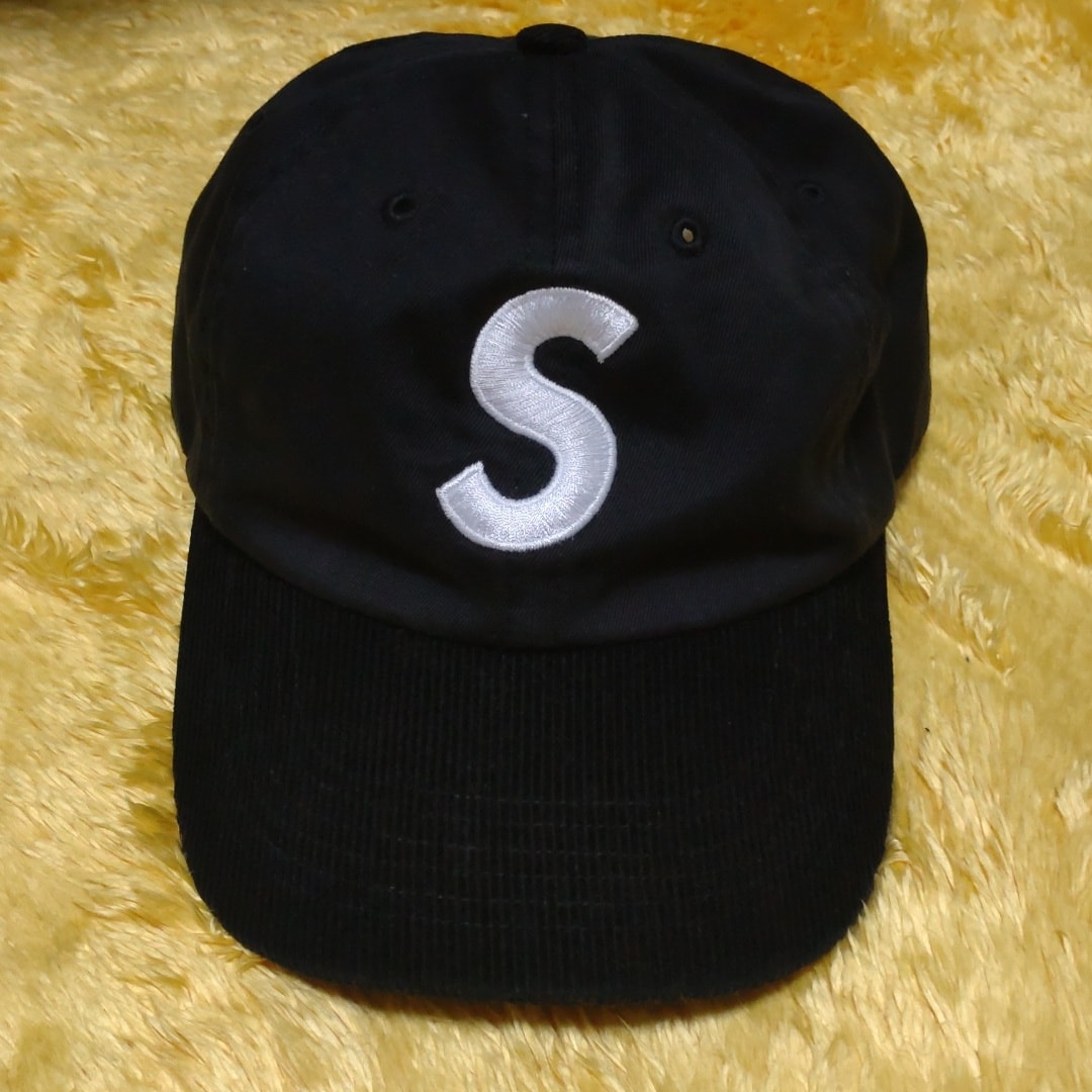 Supreme 2-Tone S Logo 6-Panel "Black"