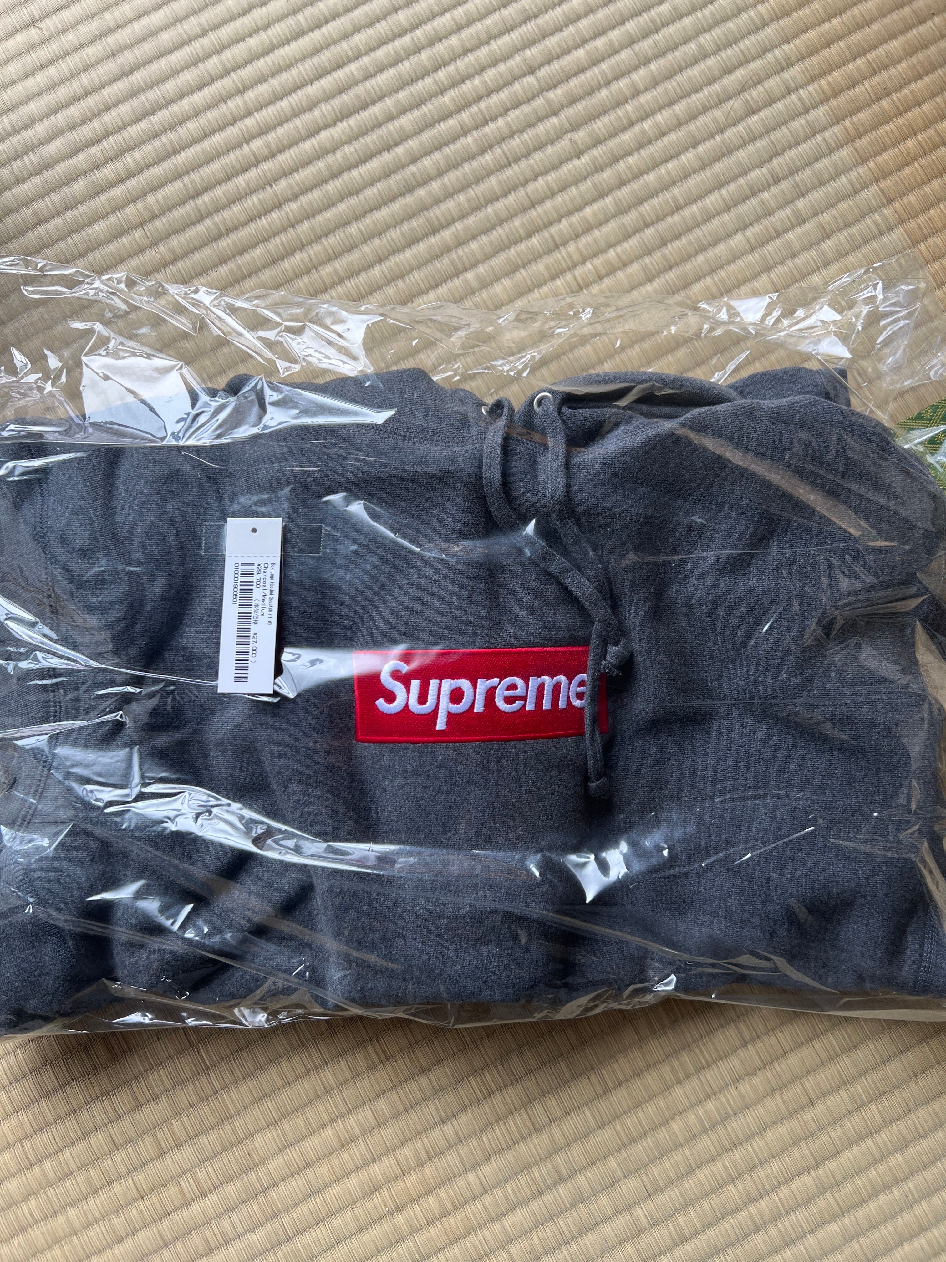 Supreme Box Logo Hooded Sweatshirt "Charcoal" (21FW)