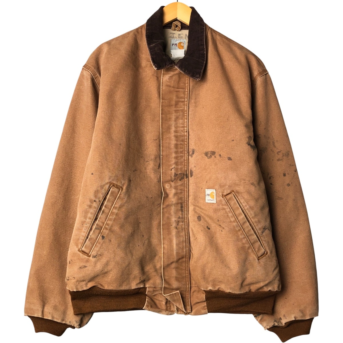 古着 カーハート Carhartt FRシリーズ 中綿入り ダックワークブルゾン メンズXL相当/eaa600358