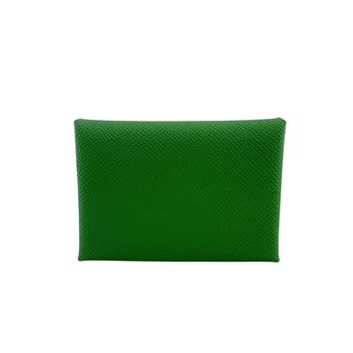 エルメス HERMES コインケース カルヴィ デュオ カード グリーン