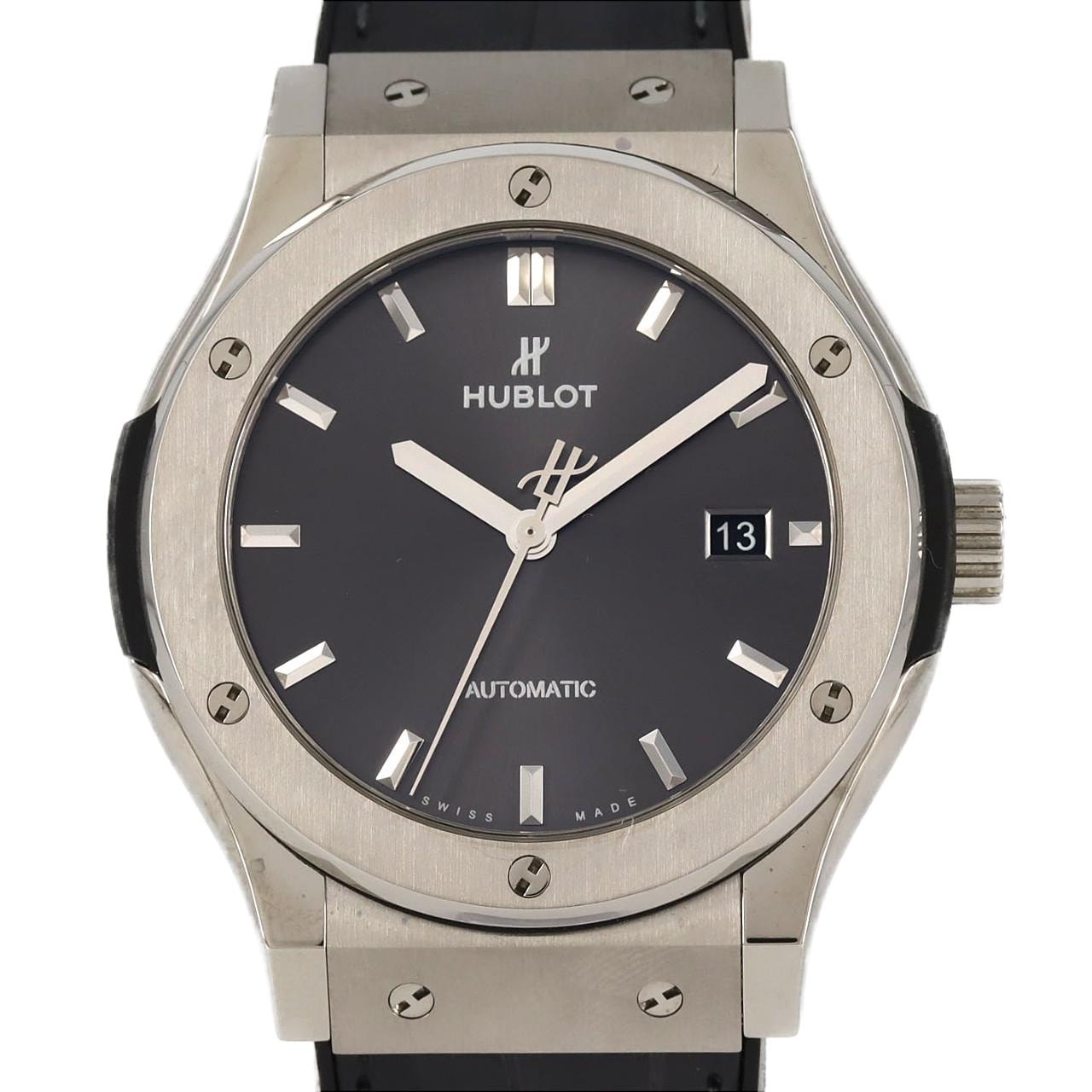 ウブロ クラシックフュージョンチタニウムレーシンググレー 542.NX.7071.LR TI 自動巻