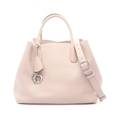 ディオール Dior オープンバー 2WAY ハンドバッグ バッグ レザー レディース ピンク系 【中古】