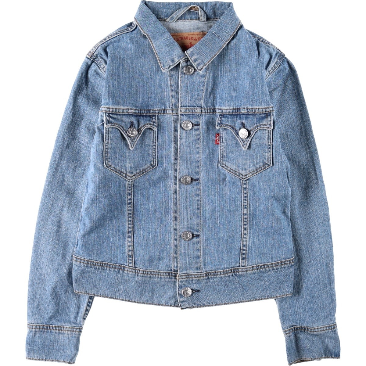 古着 リーバイス Levi's デニムジャケット Gジャン レディースS相当/eaa672341