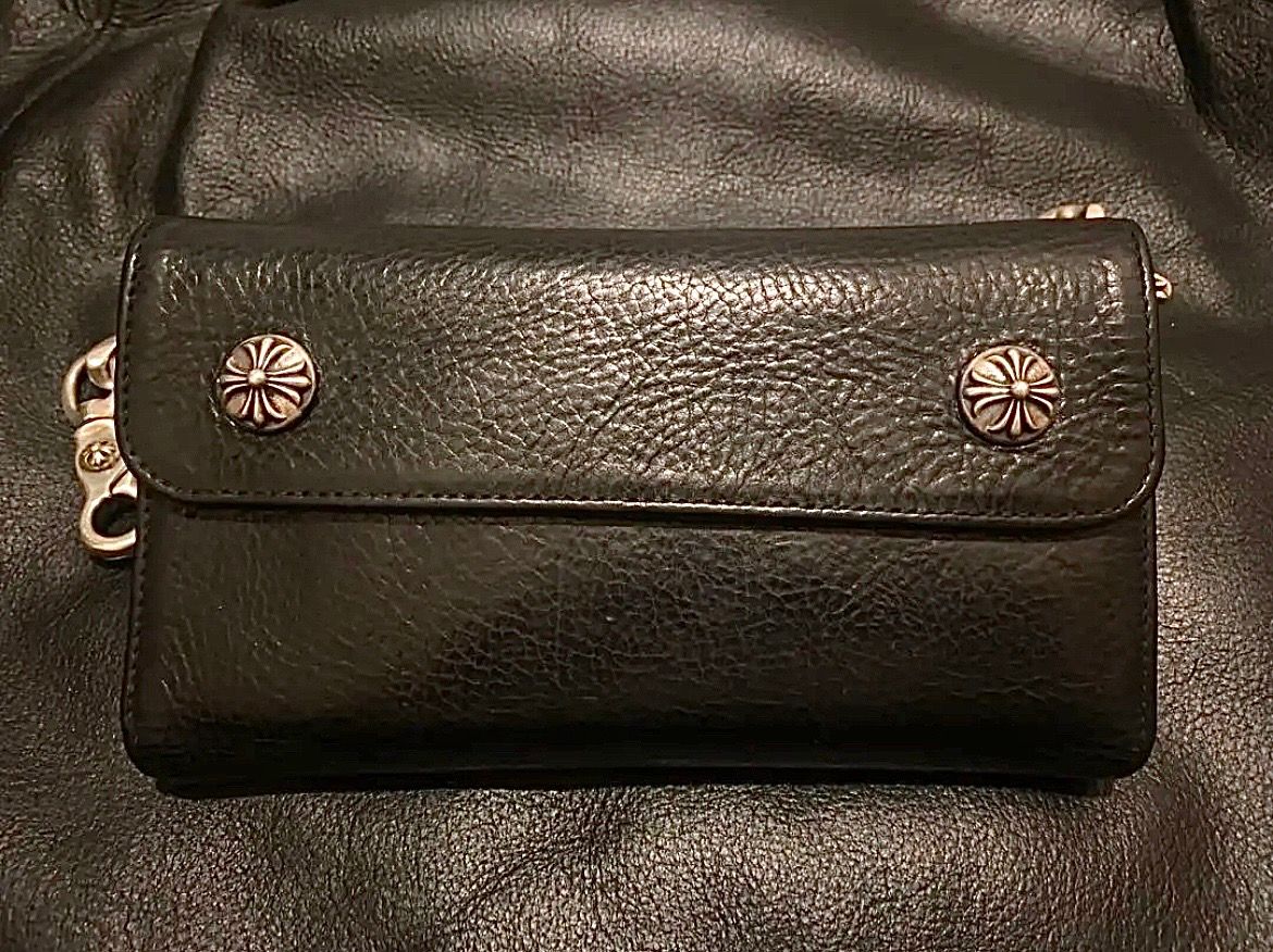 使用期間数ヶ月!超美品!2021年購入!クロムハーツ ウェーブウォレット 財布