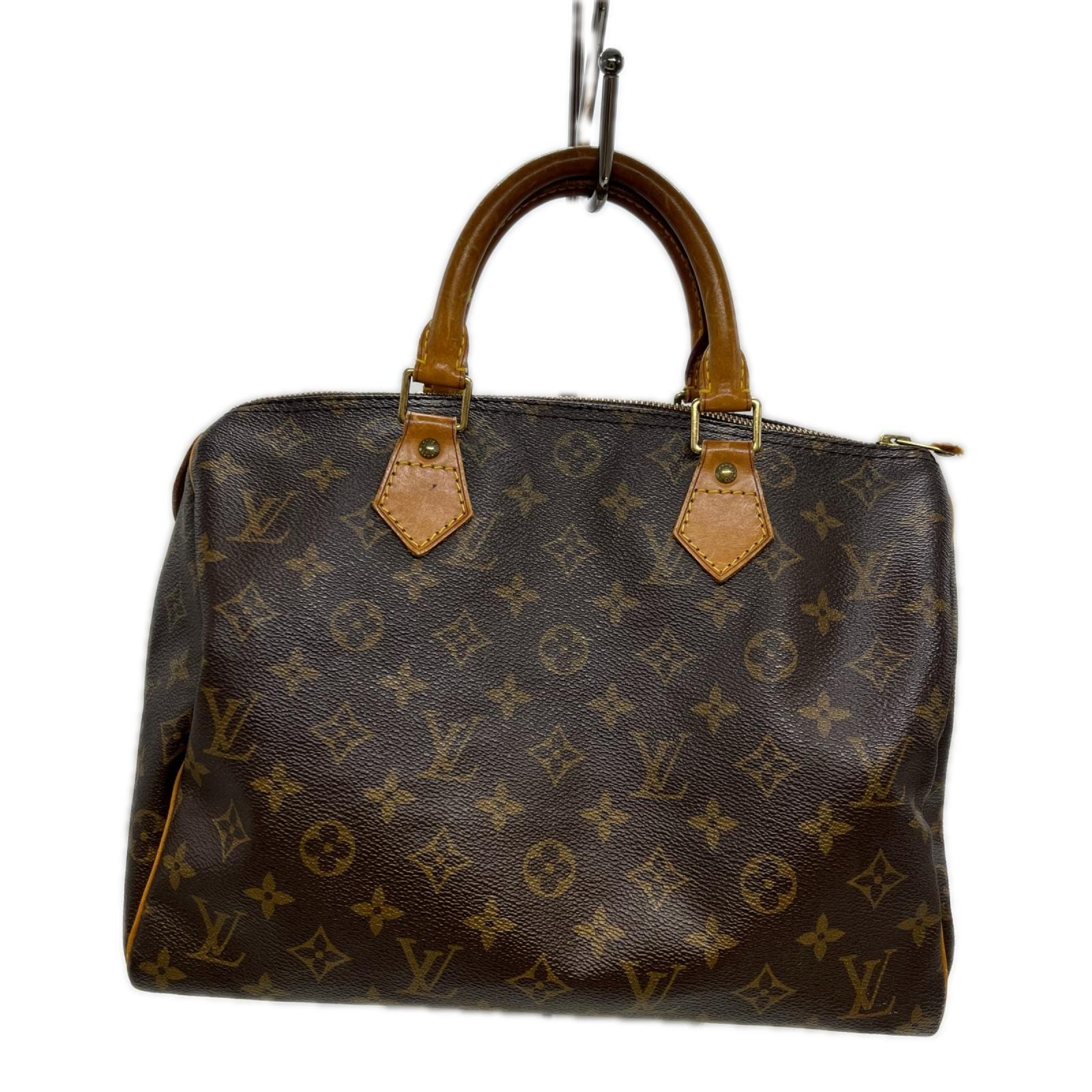 LOUIS VUITTON ルイヴィトン モノグラム スピーディ30 ボストンバッグ M41526 ブラウン