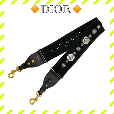 美品 ディオール カムフラージュエンブロイダリーキャンバス ショルダーストラップ