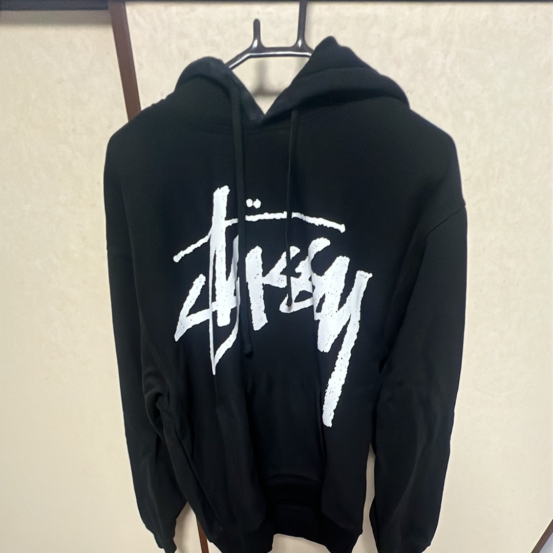 Stussy Big Stock Hoodie "Black"