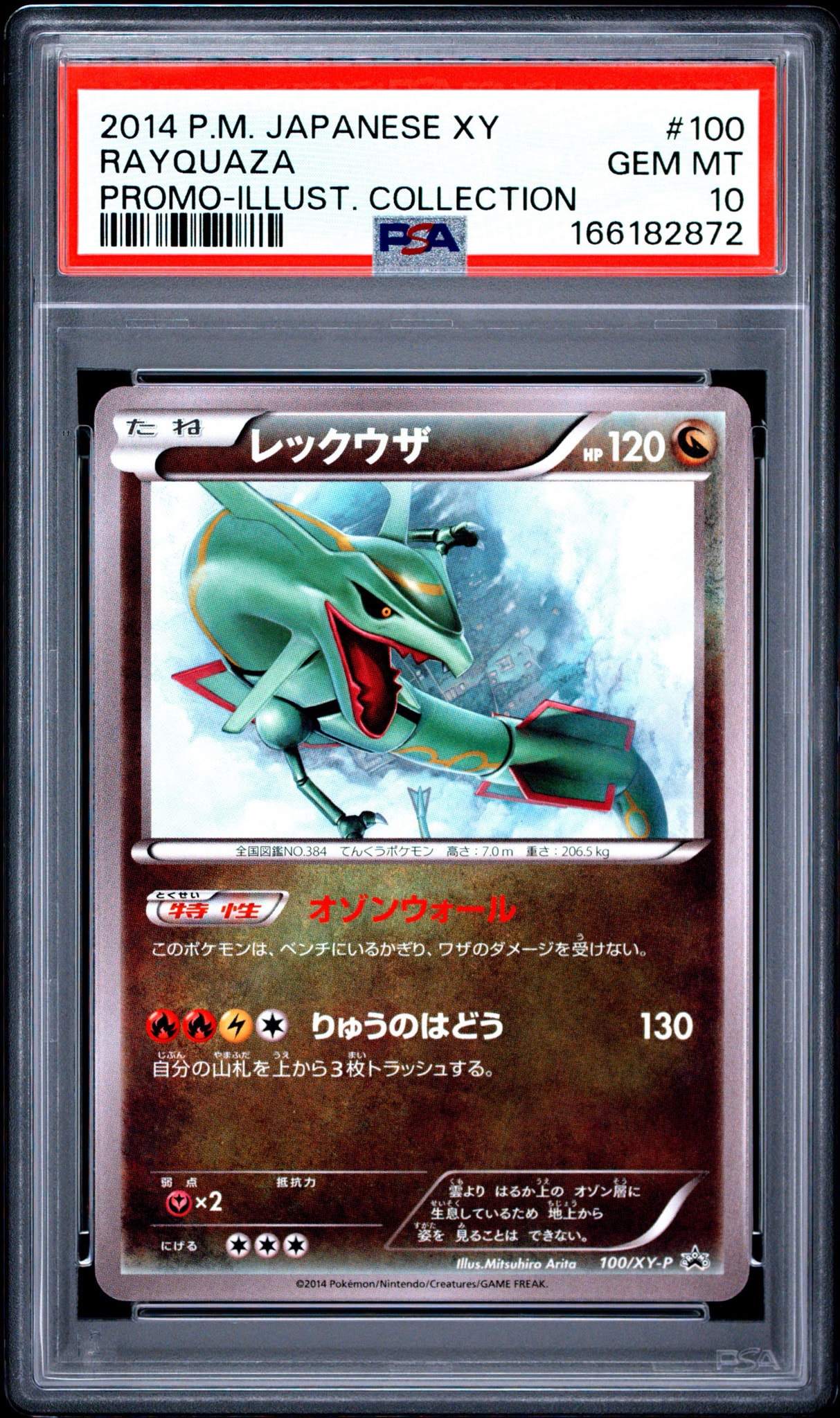 レックウザ イラストコレクション: プロモ[XY-P 100/XY-P](プロモーションカード「XY-P」)