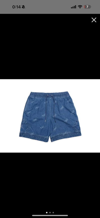 Nike Jordan Allover Print Men's Short Pants "Denim" (Asia Size) FN4652-436