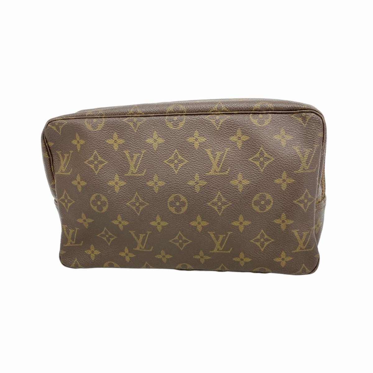 【6dd4751】ルイヴィトン ポーチ モノグラム トゥルーストワレット28 M47522 ブラウン【中古】レディース