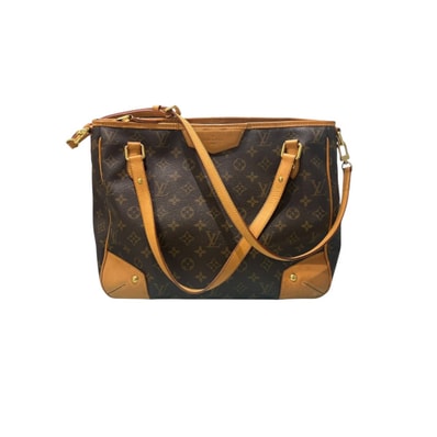 LOUIS VUITTON ルイヴィトン モノグラム エストレーラMM ブラウン PVC ショルダーバッグ トートバッグ S1-00234 【中古】