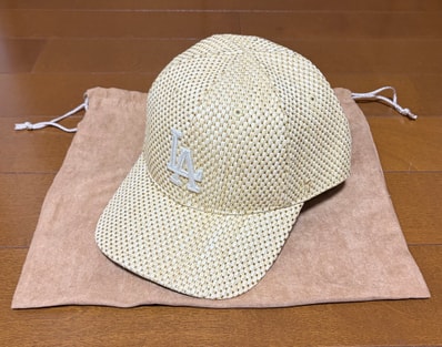 Kith x '47 for the Los Angeles Dodgers Raffia Franchise LS Cap "Natural"