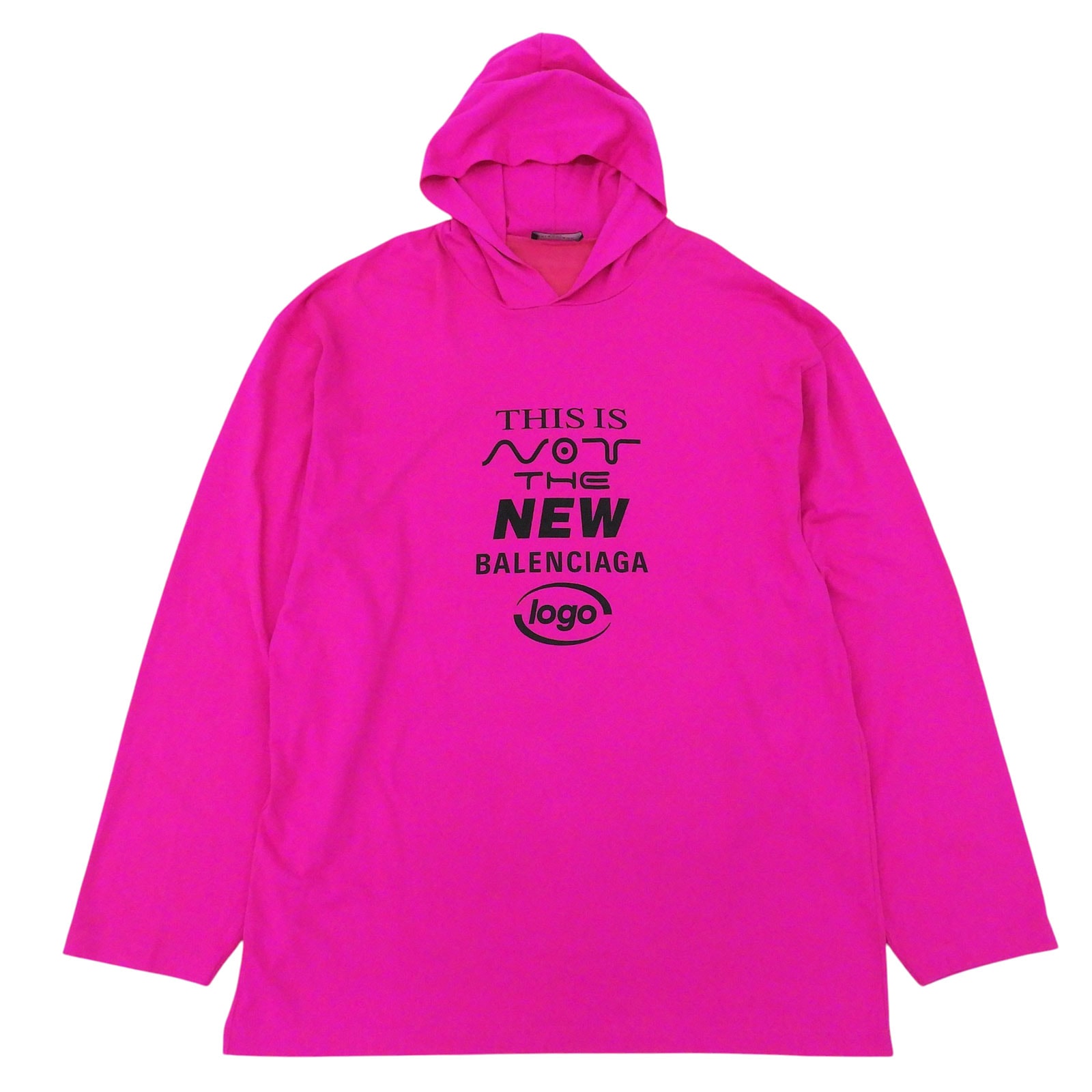 極美品 バレンシアガ パーカー THIS IS NOT THE NEW