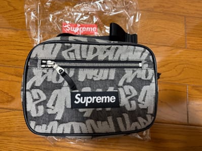 Supreme Fat Tip Jacquard Denim Waist Bag Supreme Fat Tip Jacquard Denim Waist Bag